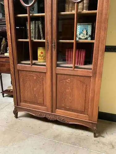 Antiker Jugendstil Bücherschrank, Vitrine, Traumhaft  - Lieferung möglich!