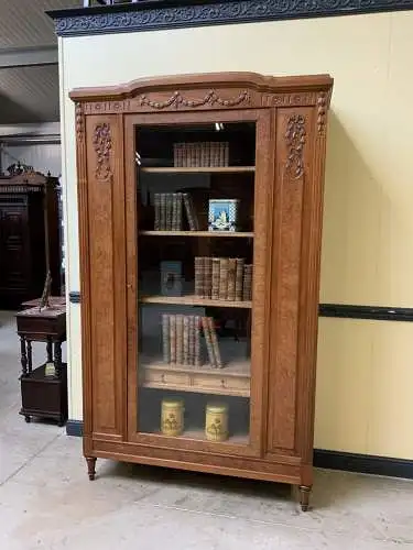 Antiker sensationeller Jugendstil Bücherschrank, Vitrine - Lieferung möglich!