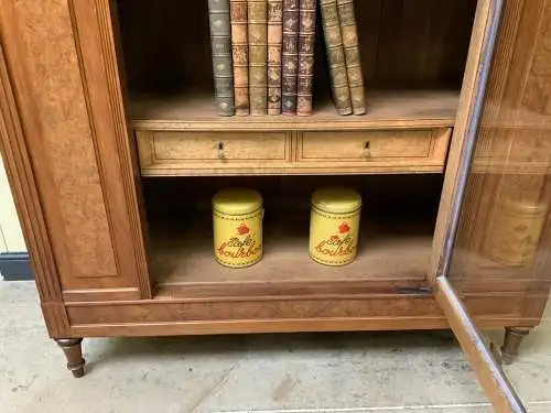 Antiker sensationeller Jugendstil Bücherschrank, Vitrine - Lieferung möglich!