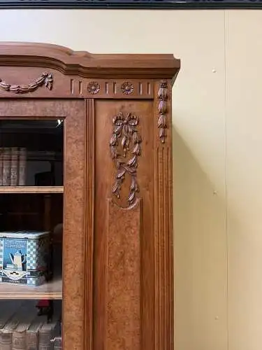 Antiker sensationeller Jugendstil Bücherschrank, Vitrine - Lieferung möglich!