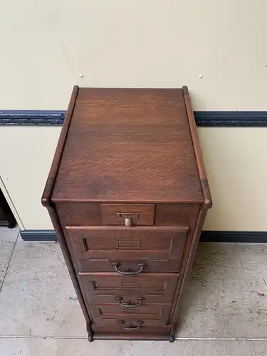 Antiker traumhafter Jugendstil Archiv Schrank, Vertiko - Lieferung möglich!