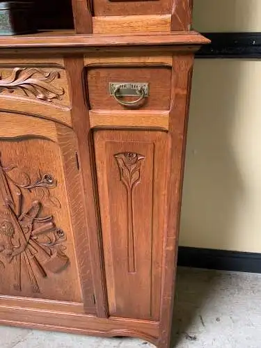 Antikes traumhaftes Jugendstil Buffet, Art Nouveau  - Lieferung möglich!