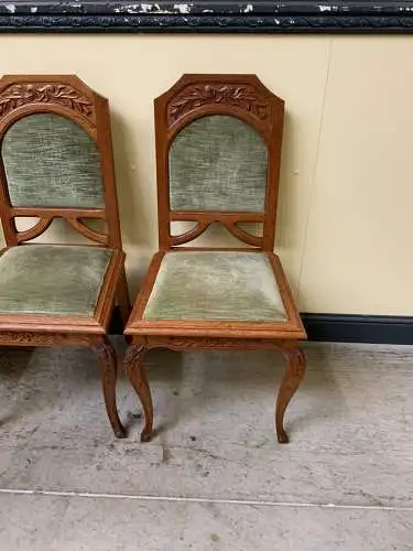 4 antike traumhafte Jugendstil Stühle Art Nouveau - Lieferung möglich!