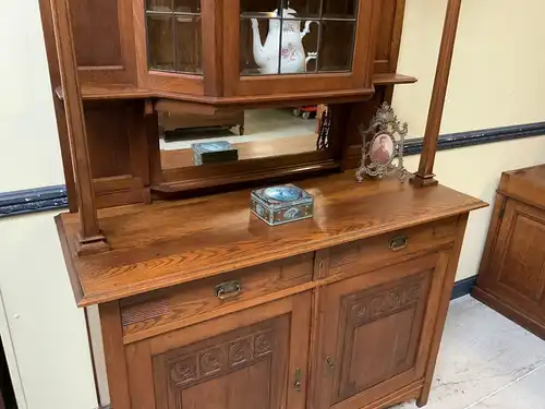 Antikes traumhaft schönes Jugendstil Buffet, Art Nouveau - Lieferung möglich!