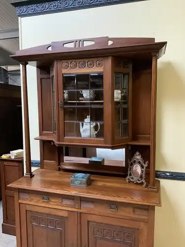 Antikes traumhaft schönes Jugendstil Buffet, Art Nouveau - Lieferung möglich!