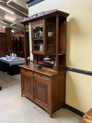 Antikes traumhaft schönes Jugendstil Buffet, Art Nouveau - Lieferung möglich!