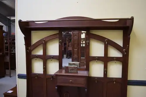 Antike Jugendstil Garderobe, Art Nouveau - Lieferung möglich!