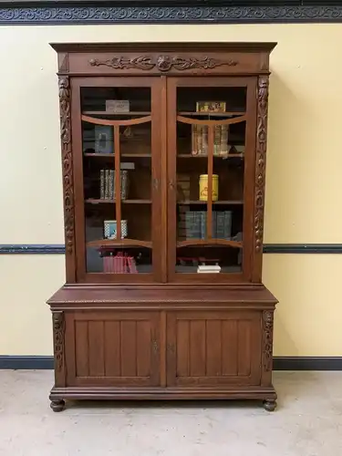 Antiker monumentales Jugendstil Bücherschrank, Buffet,   - Lieferung möglich!