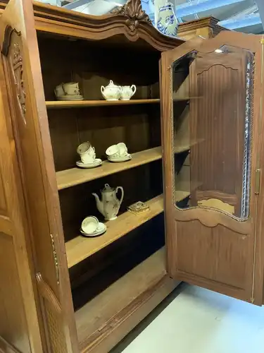 Antike Jugendstil Mahagoni Vitrine/Bücherschrank - traumhaft- Lieferung mögli.