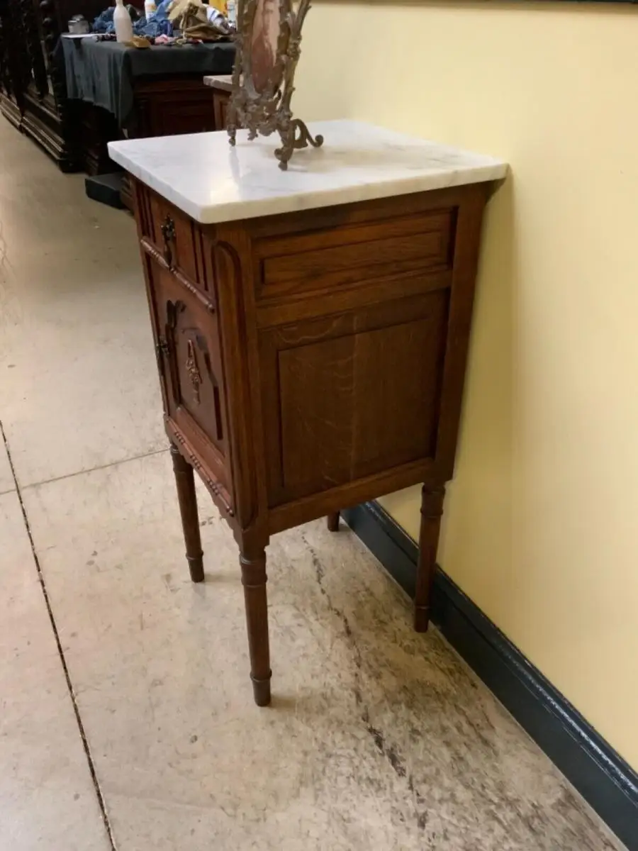 Antiker Jugendstil Nachtschrank, Vertiko -Lieferung möglich! 6