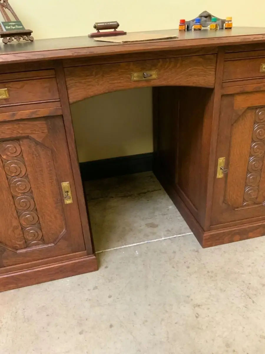 Antiker Jugendstil Schreibtisch,  - traumhaft - Lieferung möglich! 10