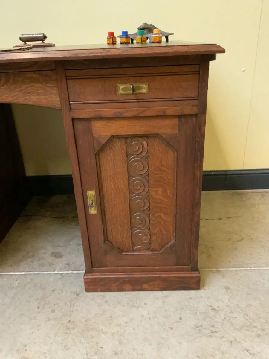 Antiker Jugendstil Schreibtisch,  - traumhaft - Lieferung möglich! 12
