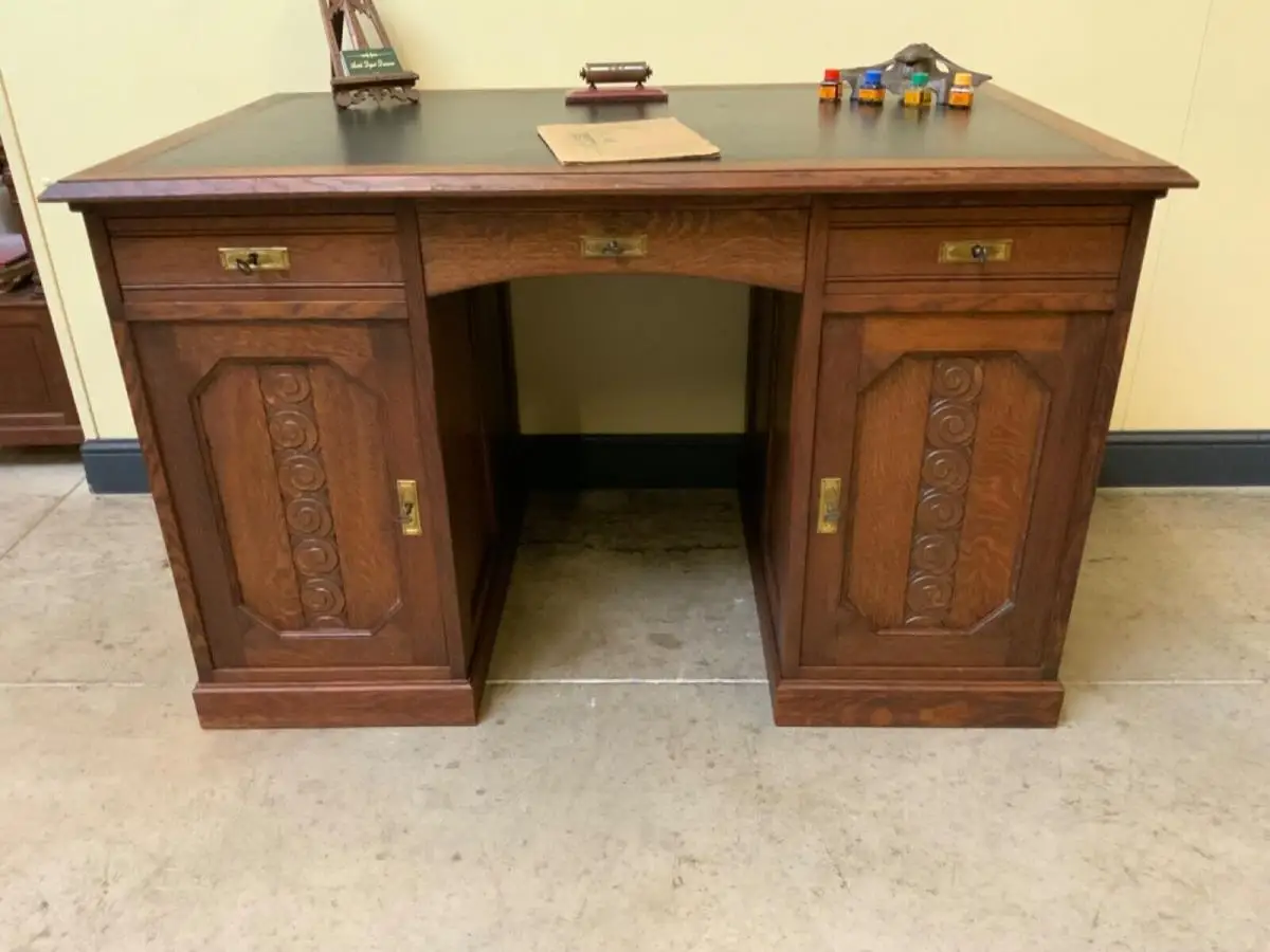 Antiker Jugendstil Schreibtisch,  - traumhaft - Lieferung möglich! 8