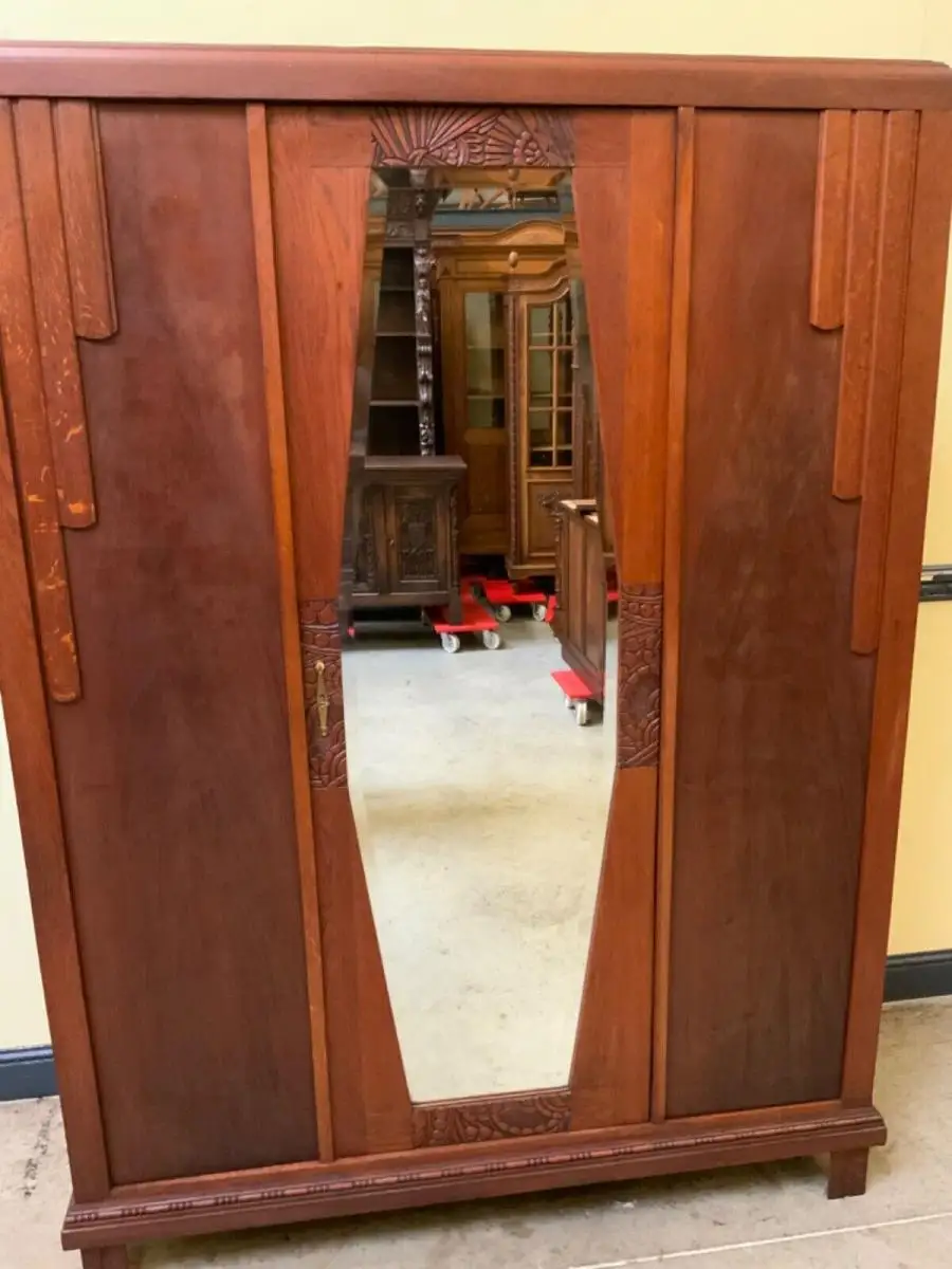 Antiker Art Deco Kleiderschrank - Traumhaft   - Lieferung möglich! 12