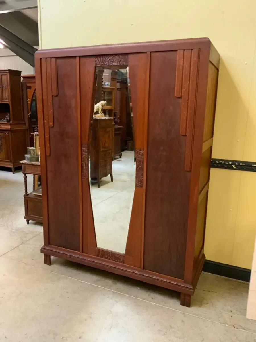 Antiker Art Deco Kleiderschrank - Traumhaft   - Lieferung möglich! 2