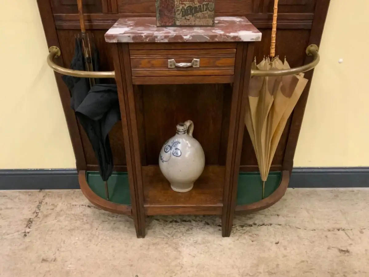 Antike Jugendstil Garderobe mit Schubfach - Traumhaft - Lieferung möglich! 16