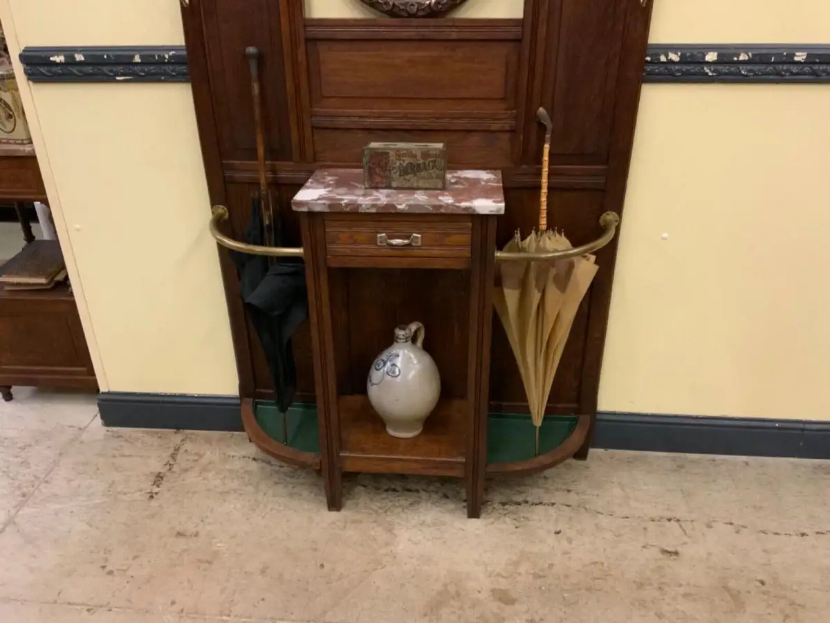 Antike Jugendstil Garderobe mit Schubfach - Traumhaft - Lieferung möglich! 4