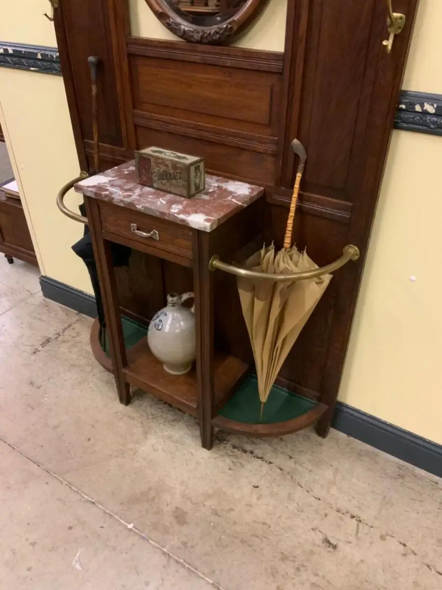 Antike Jugendstil Garderobe mit Schubfach - Traumhaft - Lieferung möglich! 8