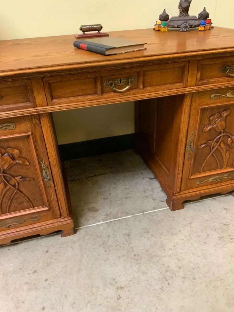 Antiker Jugendstil Schreibtisch, Art Nouveau - Traumhaft -  Lieferung möglich! 11