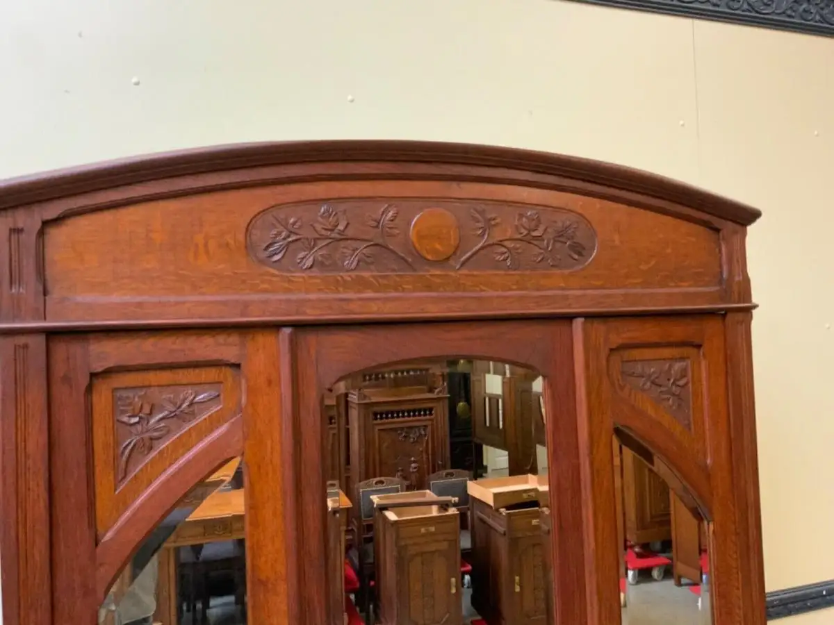 Antiker Jugendstil Kleiderschrank - Traumhaft  - Lieferung möglich! 12