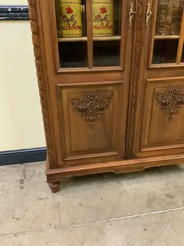 Antiker Jugendsti Bücherschrank, Vitrine - Traumhaft - Lieferung möglich!