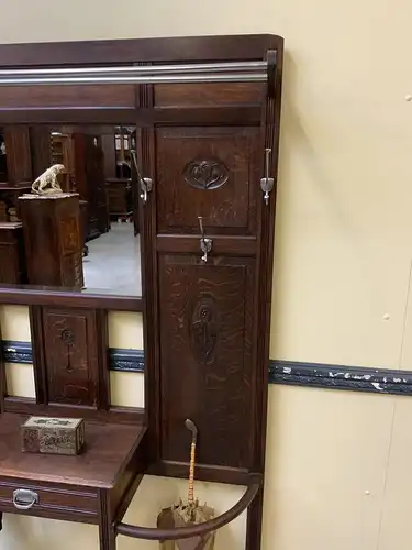 Antike Art Deco Garderobe mit  Schub - Traumhaft - Lieferung möglich!