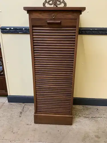 Antiker Art Deco Rollladen Archivschrank - Lieferung möglich!