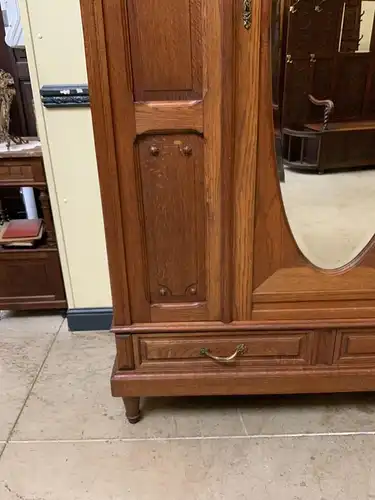 Antiker Jugendstil Kleiderschrank und Wäscheschrank - Lieferung möglich!