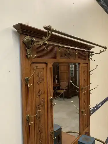 Antike Jugendstil Garderobe - traumhaft schön - Lieferung möglich!