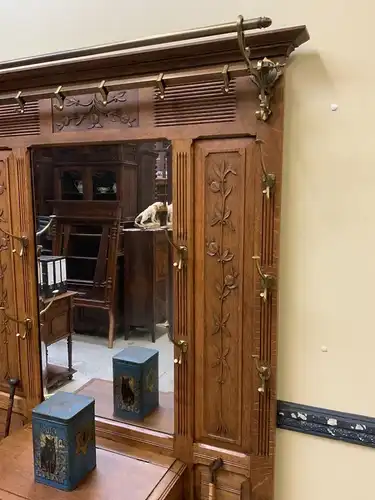 Antike Jugendstil Garderobe - traumhaft schön - Lieferung möglich!