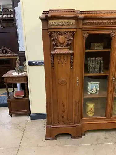 Antiker Jugendstil Bücherschrank, Vitrine - Sensationell - Lieferung möglich!