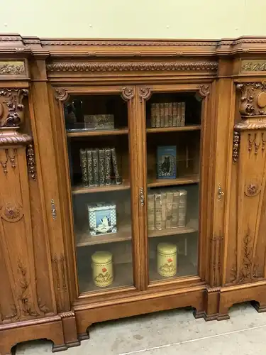 Antiker Jugendstil Bücherschrank, Vitrine - Sensationell - Lieferung möglich!