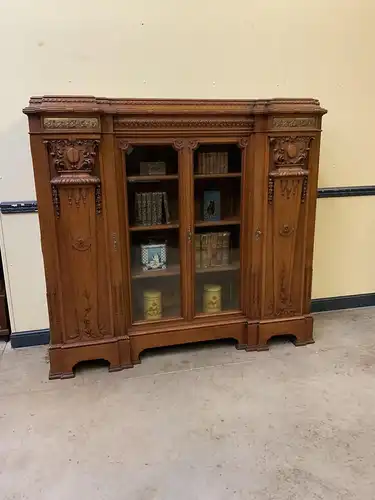 Antiker Jugendstil Bücherschrank, Vitrine - Sensationell - Lieferung möglich!