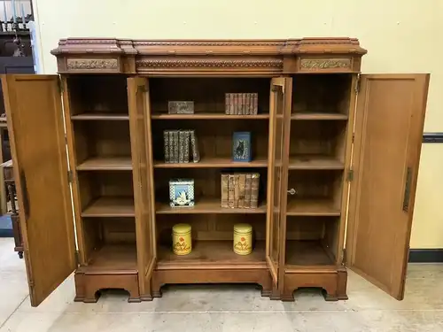 Antiker Jugendstil Bücherschrank, Vitrine - Sensationell - Lieferung möglich!