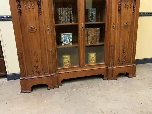 Antiker Jugendstil Bücherschrank, Vitrine - Sensationell - Lieferung möglich!