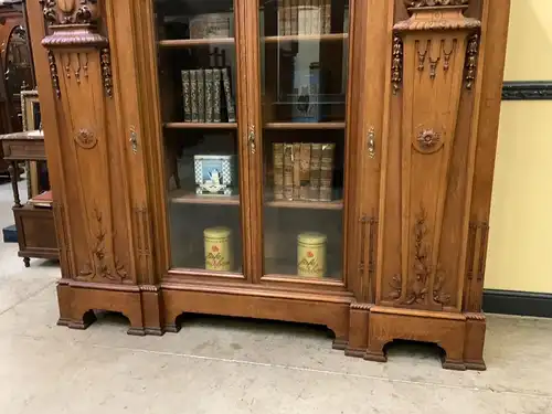 Antiker Jugendstil Bücherschrank, Vitrine - Sensationell - Lieferung möglich!