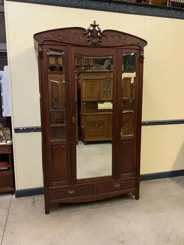 Antiker traumhafter Jugendstil Kleiderschrank, Art Nouveau - Lieferung möglich!