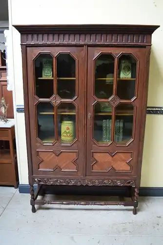 Antiker Jugendstil Bücherschrank, Vitrine, Traumhaft - Lieferung möglich!