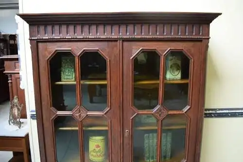 Antiker Jugendstil Bücherschrank, Vitrine, Traumhaft - Lieferung möglich!