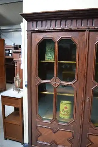 Antiker Jugendstil Bücherschrank, Vitrine, Traumhaft - Lieferung möglich!