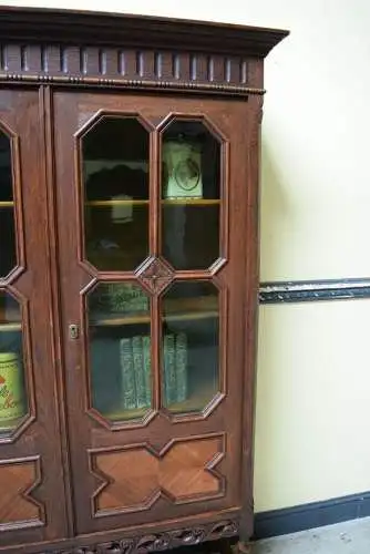 Antiker Jugendstil Bücherschrank, Vitrine, Traumhaft - Lieferung möglich!