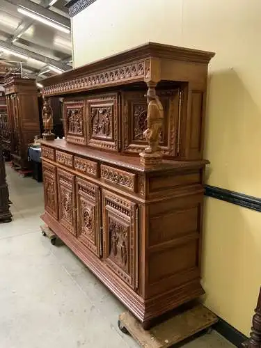 Antikes monumentales bretonisches Aufsatz Buffet, Kredenz - Lieferung möglich!