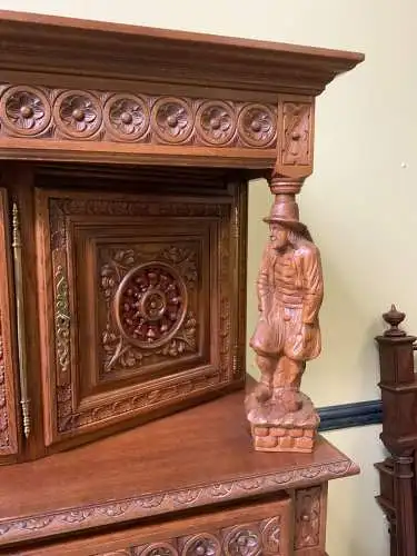 Antikes monumentales bretonisches Aufsatz Buffet, Kredenz - Lieferung möglich!