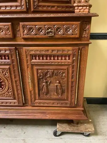 Antikes monumentales bretonisches Aufsatz Buffet, Kredenz - Lieferung möglich!