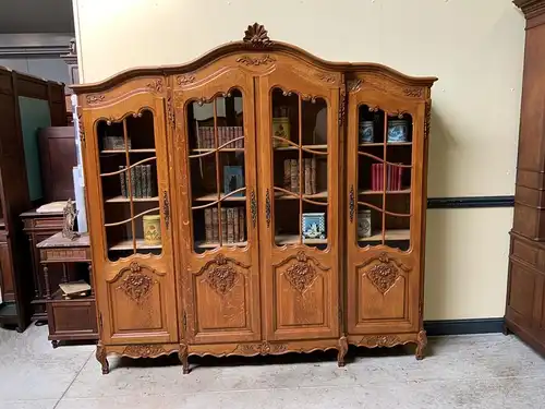 Antike Historismus Vitrine, Bücherschrank - Traumhaft - Lieferung möglich!