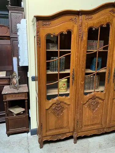 Antike Historismus Vitrine, Bücherschrank - Traumhaft - Lieferung möglich!