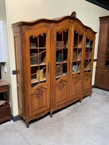 Antike Historismus Vitrine, Bücherschrank - Traumhaft - Lieferung möglich!