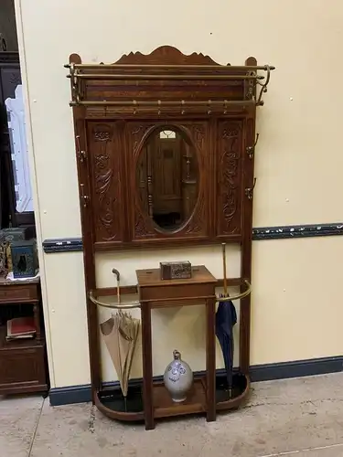 Antike Jugendstil Garderobe - traumhaft schön - Lieferung möglich!