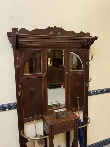 Antike Jugendstil Garderobe mit Schub -Traumhaft- Lieferung möglich!