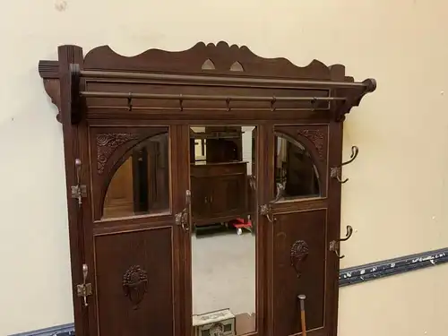 Antike Jugendstil Garderobe mit Schub -Traumhaft- Lieferung möglich!